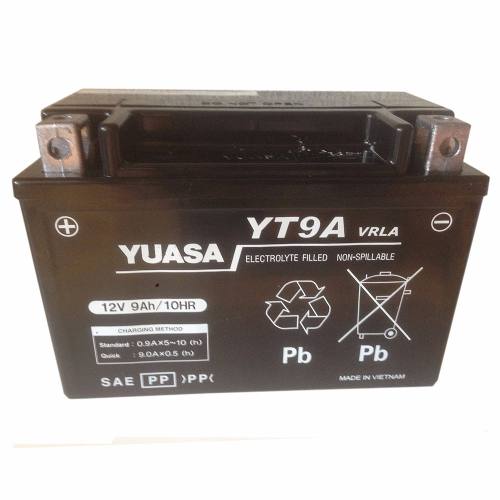 Batería YUASA YTX9-BS 12V 8Ah 135A, Batería para moto