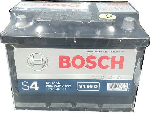 Bateria Auto Bosch S455d 12x65 65amp Blindada - VZH SRL Van