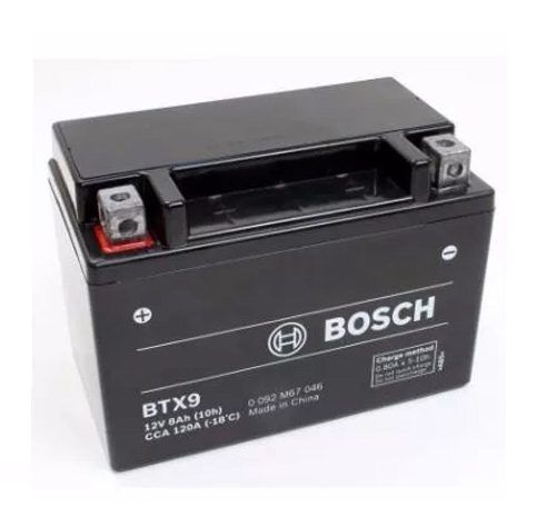 Baterias Motos Bosch Btx9 = Ytx9-bs 12v 8ah Honda - VZH SRL Van Zandweghe  Hnos.
